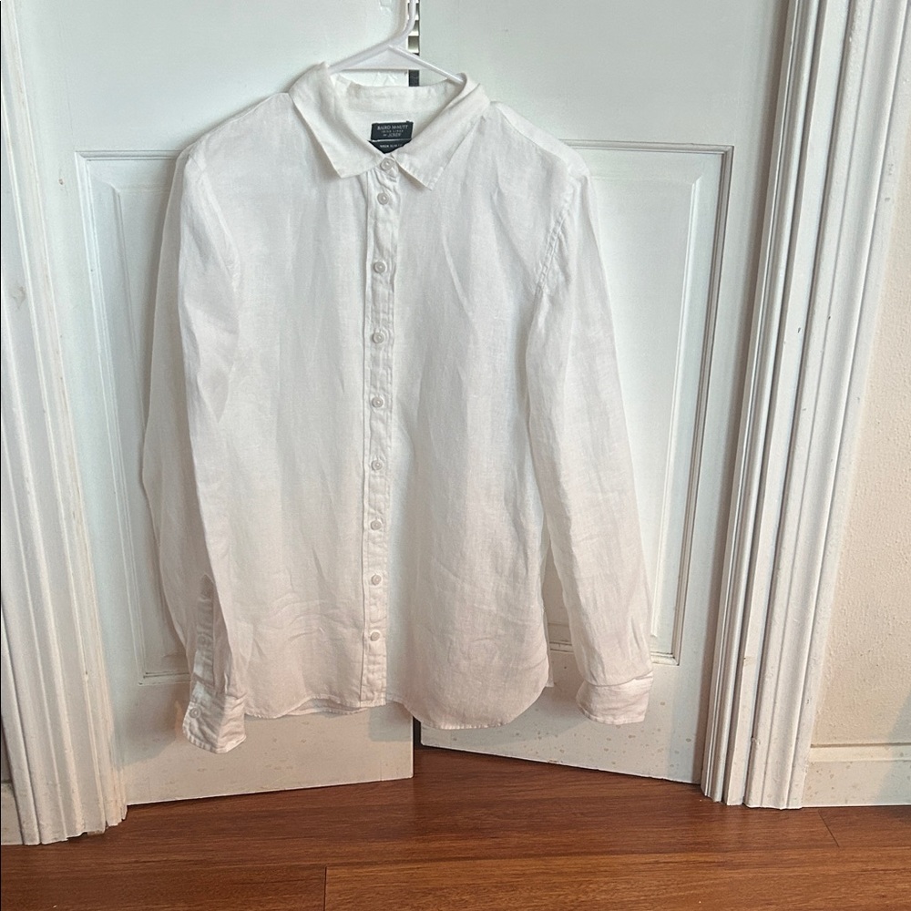 J. Crew Irish Linen slim wren fit Button-Down Shirt